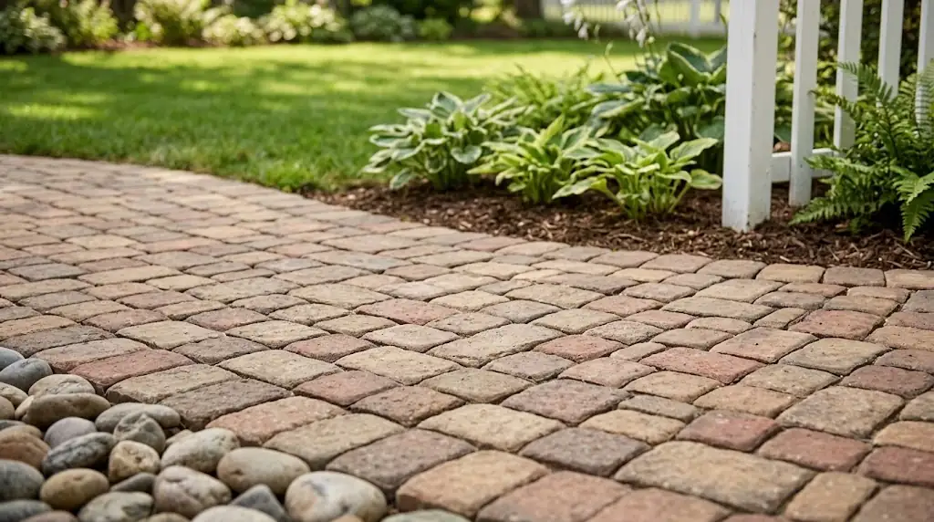paver walkway installation in cary, nc